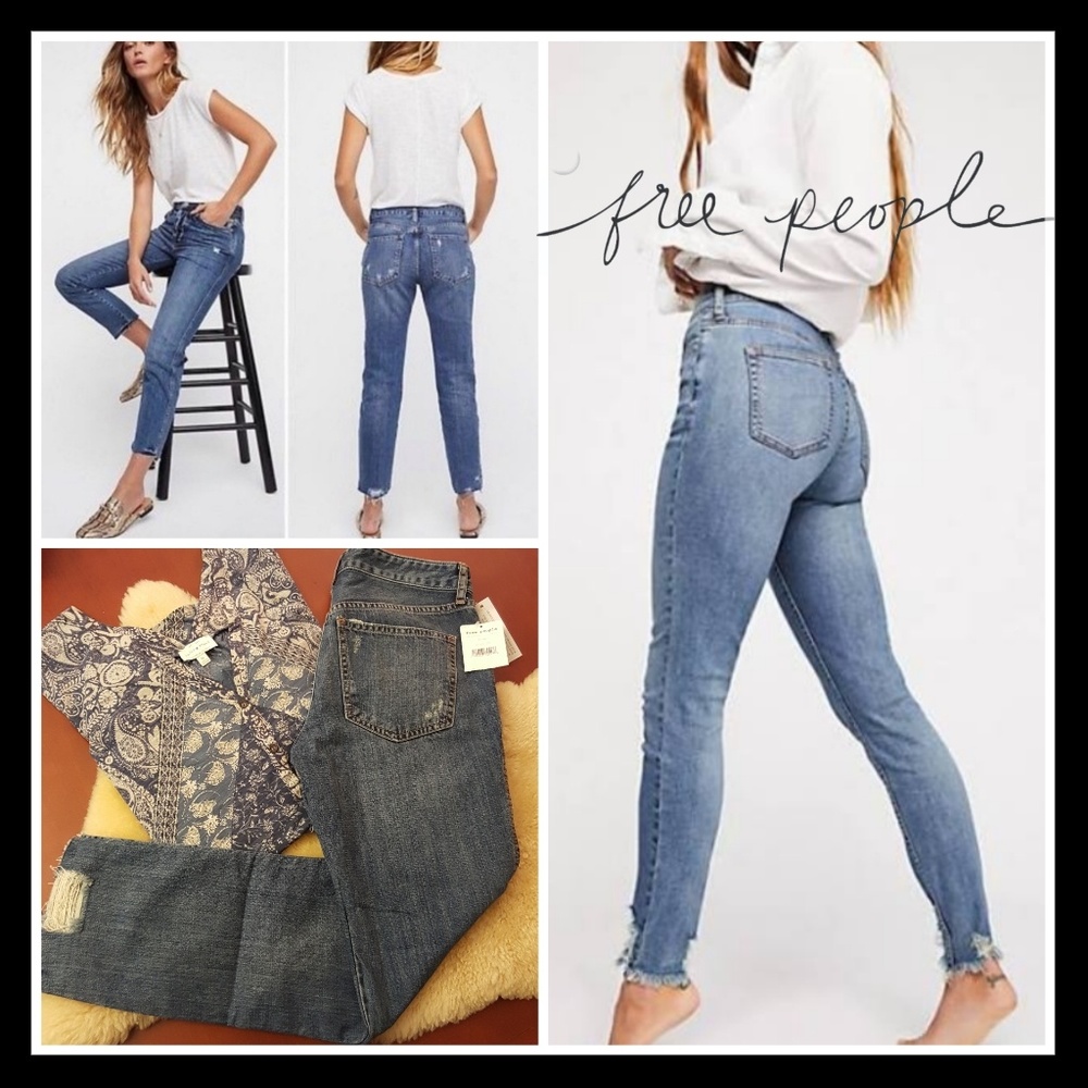 N.W.T. Free People Boyfriend Jeans